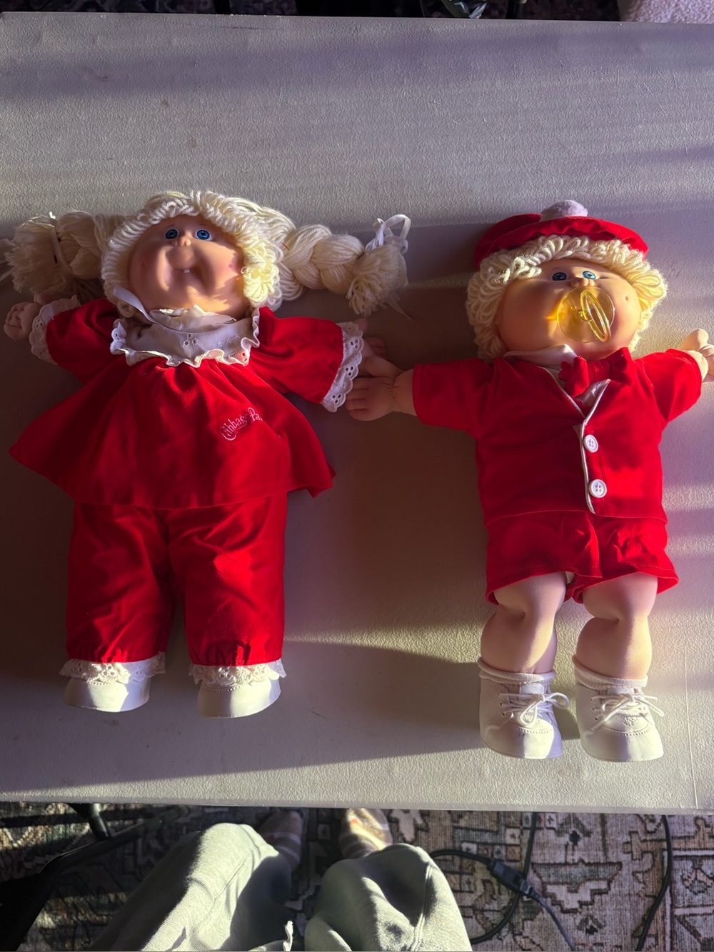 CABBAGE PATCH 1986 pacifier twins
